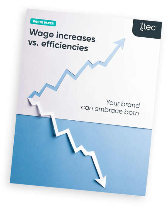 Wage increases vs. efficiencies White Paper Cover