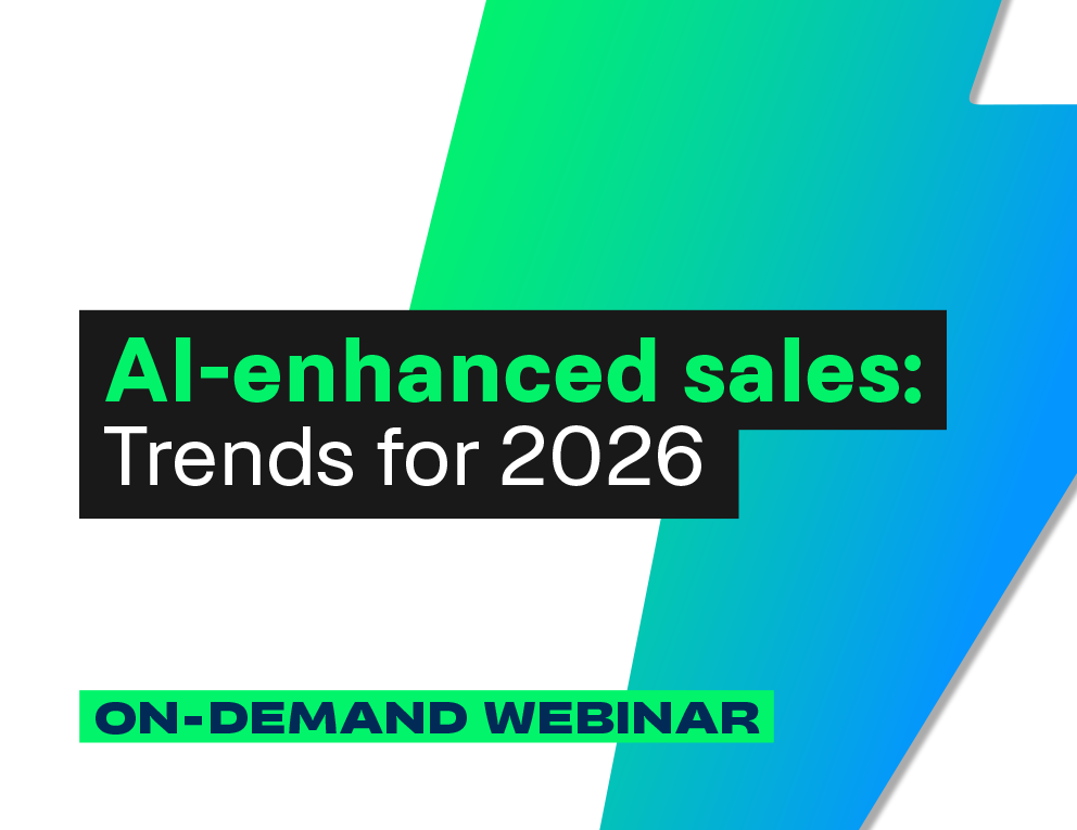 AI-enhanced sales: Trends for 2026. An on-demand webinar.