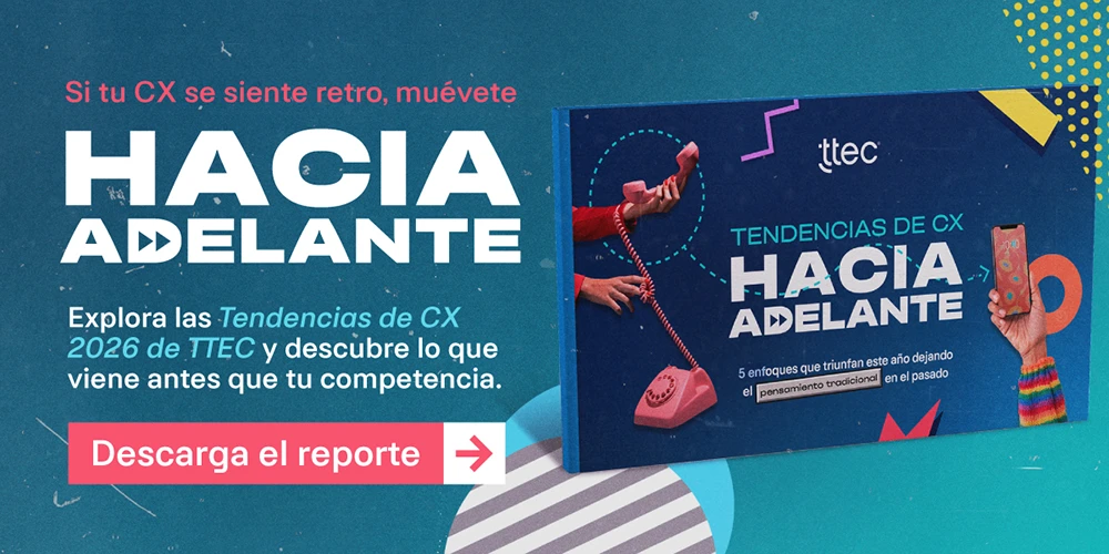 If your CX feels retro, fast forward and be first to explore TTEC's CX Trends 2026. The guide to what's next in customer experience.