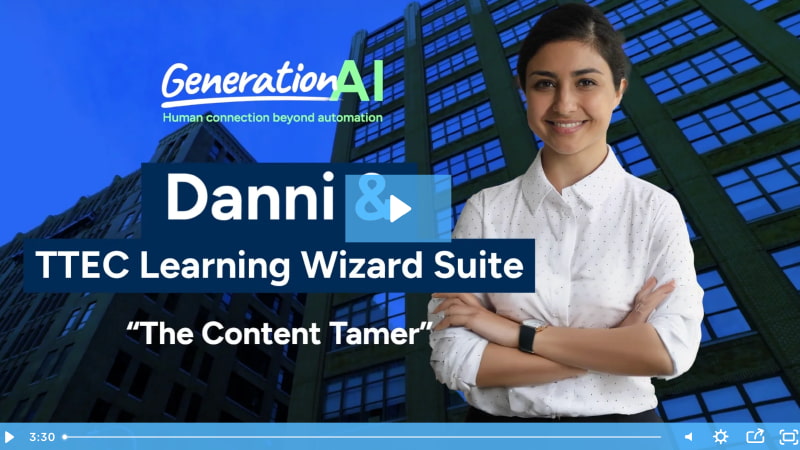 Meet Danni - the mastermind behind learning experience design | TTEC