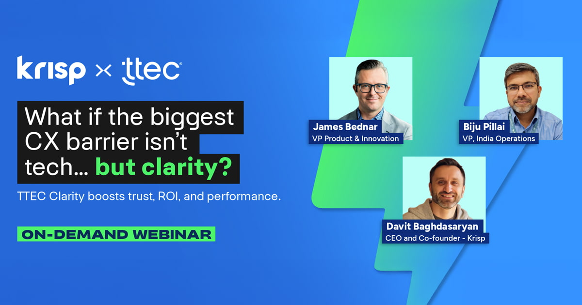 How TTEC Set a New Global Standard for Voice Clarity | TTEC