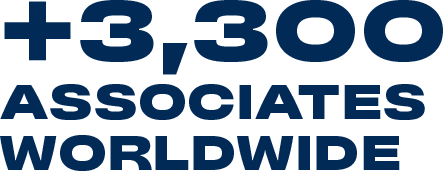 3,300+ Associates Worldwide