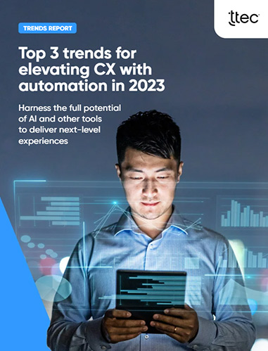 Cover of trends in conversational ai and customer service ai report