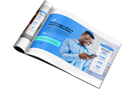 Healthcare CX Trends: The 2022 Edition special report example page
