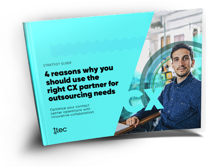 4 reasons why you should use the right CX partner for outsourcing needs cover image