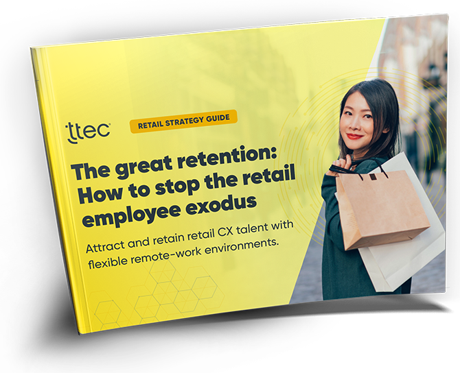 The great retention: How to stop the retail employee exodus strategy guide cover