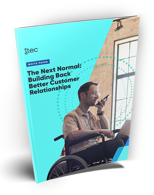 The Next Normal: Building Back Better Customer Relationships cover image