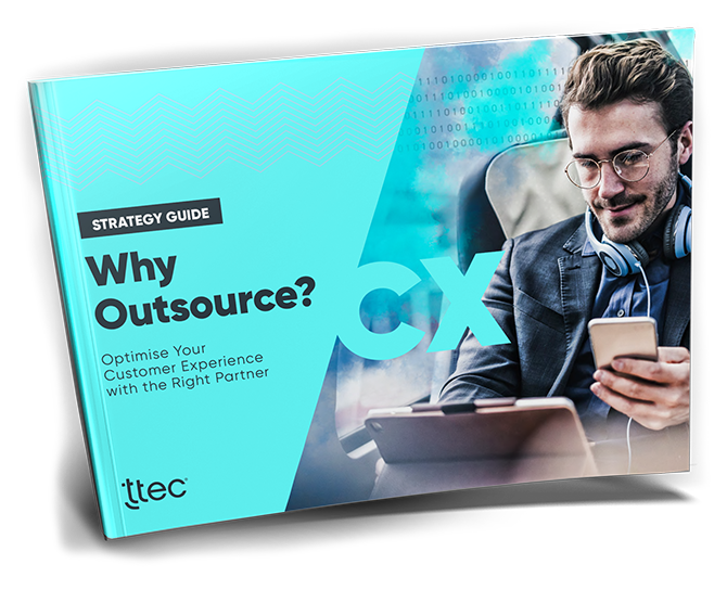 why outsource contact center ebook cover image