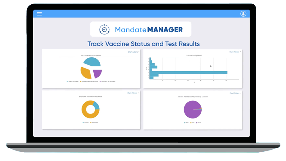 mandate manager on laptop screen