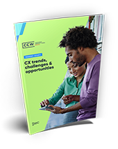 CCW market study on CX trends and challenges, featuring TTEC thumbnail cover image