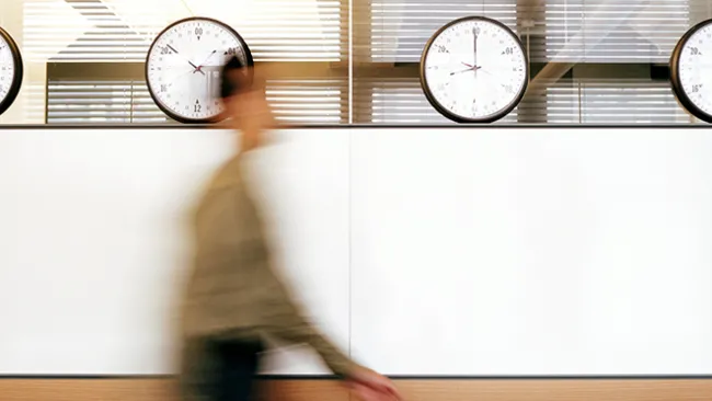 An hourly worker
