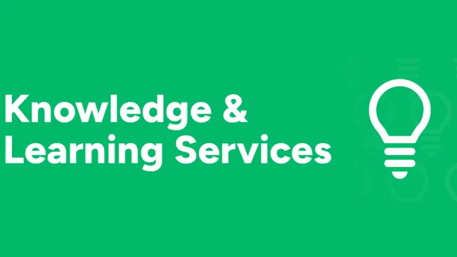 knowledge and learning services