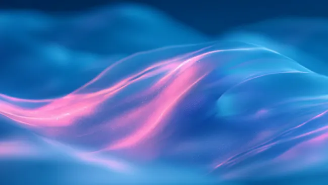 Blue wavy pattern