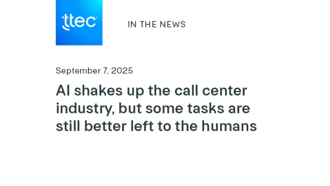 AI shakes up the call center industry, but some tasks are still better left to the humans