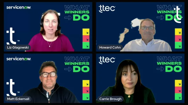 screenshot of webinar panelists