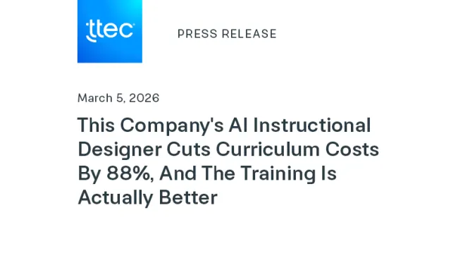This Company's AI Instructional Designer Cuts Curriculum Costs By 88%, And The Training Is Actually Better