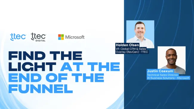 Find the light at the end of the funnel