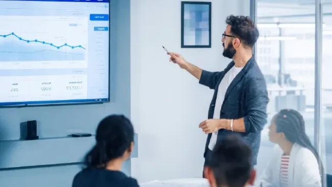 Presenting to a team