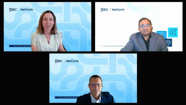 Screenshot of webinar participants
