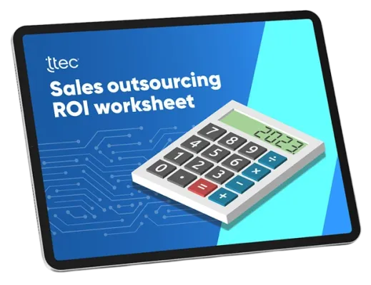 TTEC Sales outsourcing ROI worksheet