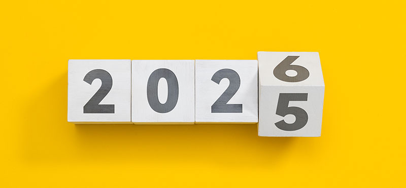 Block numbers of 2025 turning into 2026
