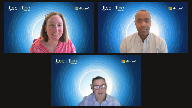 Screenshot of webinar participants