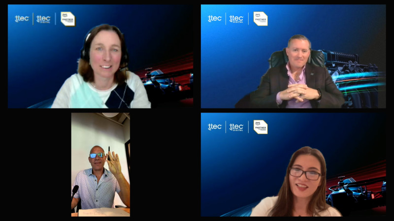 Screenshot of webinar participants