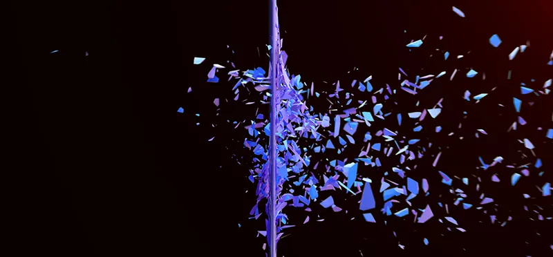 Shattering glass 