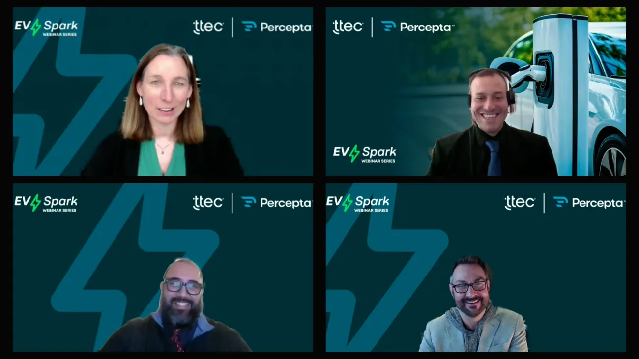Screenshot of webinar participants