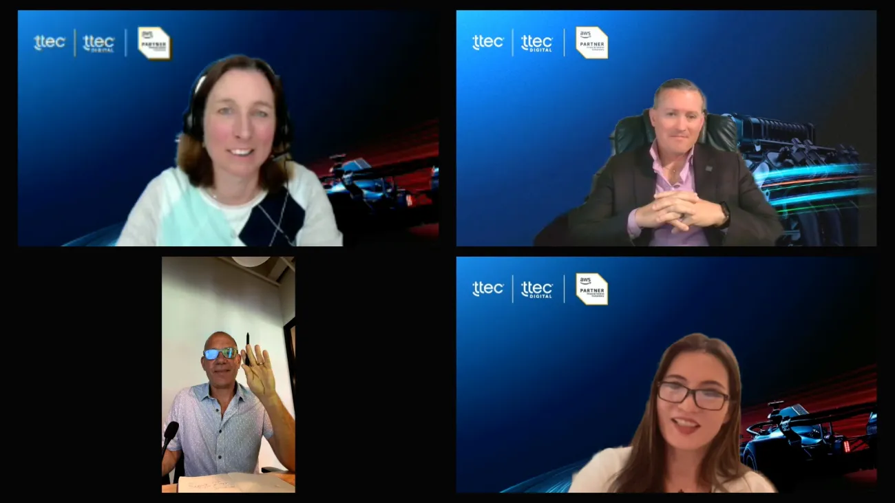 Screenshot of webinar participants