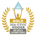 2026 Gold Stevie Award winner for Sales and Customer Service