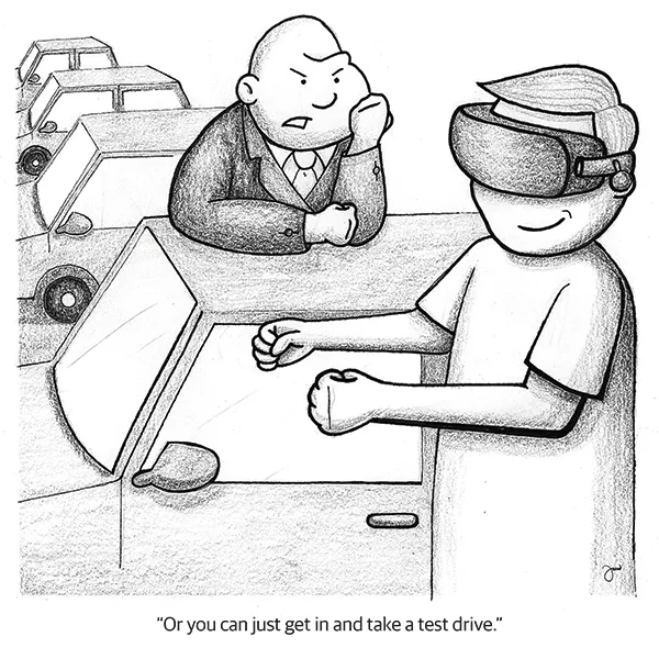 cartoon cardealer