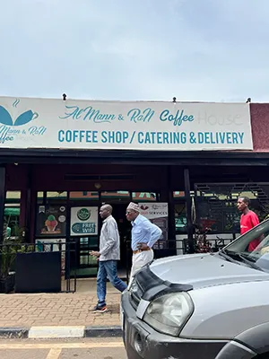 Coffee shop in Kigali