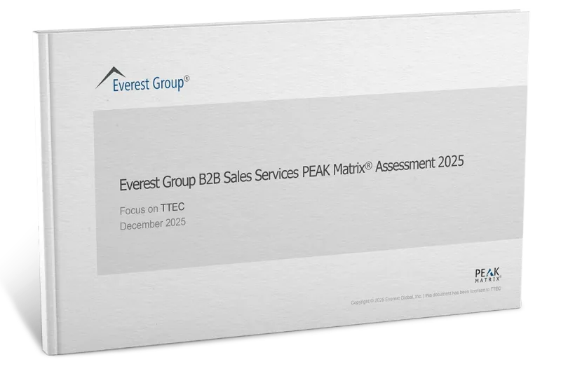 Everest Group Sales Services PEAK Matrix® Assessment 2025