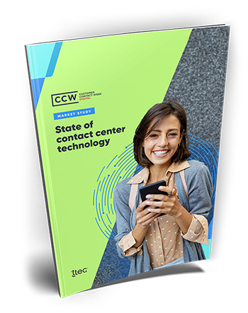 Cover of contact center technology market study