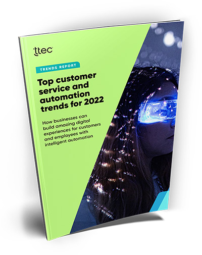Cover of trends in conversational ai and customer service ai report